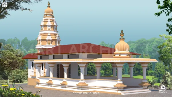 Temple design by Smart Architects